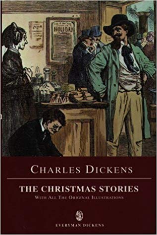 Book cover for Dickens Christmas Stories edited Glancy